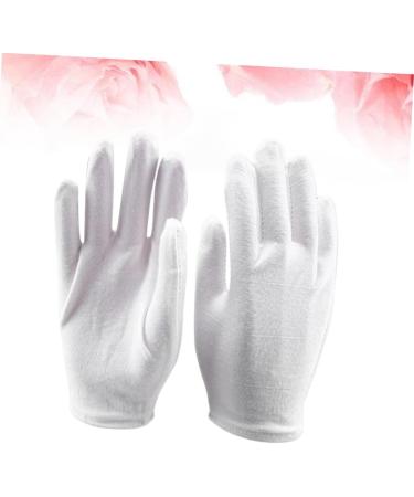 FOMIYES 18 Pairs Industrial Gloves Spa Gloves Jewelry Inspection Gloves Moisturizing Gloves Overnight Moisturizing Hand Gloves Hand Care Gloves for Women Kitchen Gloves Thick Section White - Buy Online on GoSupps.com