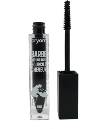  Cryom Temporary color corrector for beard eyebrows and hair 7 ml brush-on bottle. Men's cosmetics and makeup. No. 01: Black - Buy Online on GoSupps.com