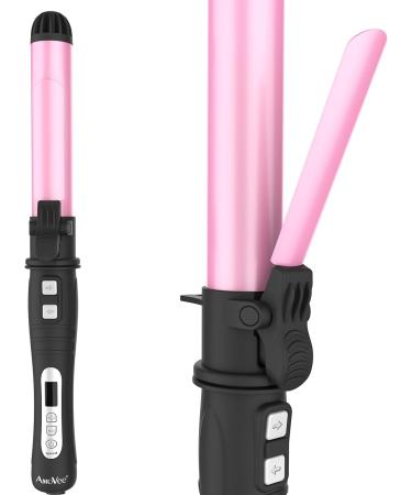 AmoVee 1.25" Rotating Curling Iron - Auto Ceramic Adjustable Temps Dual Voltage - Ideal Valentine's Day Gift for Her - Buy Online on GoSupps.com