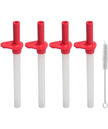 Flexible Silicone Straws Travel Cup Straws Easy to Clean Silicone Material Replacement Accessory Reusable Straw for Cups Cup Straw Replacement - Buy Online on GoSupps.com