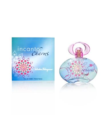 Salvatore Ferragamo Incanto Charms Women Eau De Toilette Spray by Salvatore Ferragamo 1.7 Ounce 1.7 Fl Oz (Pack of 1)