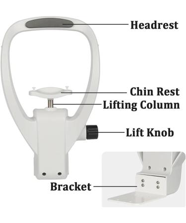Cymyyds Optometry Accessories - Forehead Support & Chin Holder for Automatic Refractometer | 40mm Adjustable Height for Visual Training - Buy Online on GoSupps.com