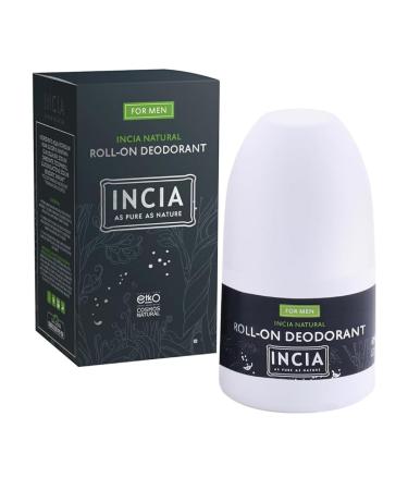 INCIA Natural Sensitive Roll-On Deodorant For Men 50ml