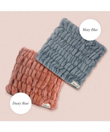 Kitsch Extra Wide Makeup Headband for Face Washing - Multi Purpose Skincare & Hair Band | Misty Blue - Women's Facial Headband - Buy Online on GoSupps.com