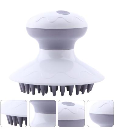 Ultechnovo Electric Shampoo Brush - Silicone Hair Washing & Scalp Massager | 2 STK White Head - Buy Online on GoSupps.com