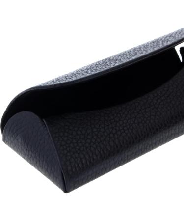Paule & Knopf Classic Black Leather Glasses Case with Magnetic Closure - Stylish & Durable International Shipping Available - Buy Online on GoSupps.com