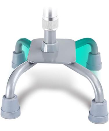 Cane Crutches four-legged Cane walker multi-function thick aluminum alloy anti-skid height ten-speed adjustable crutches (A) Selfless dedication - Buy Online on GoSupps.com