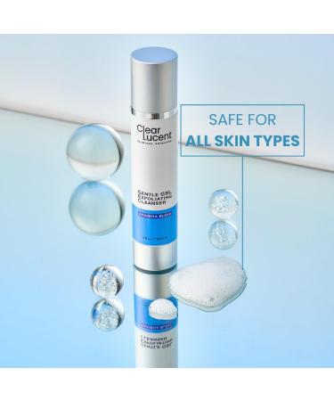 Gentle  GSL AHA/BHA Exfoliating Cleanser  - Glycolic Salicylic & Lactic Acid Face Wash for Acne Blackheads & Brightening Aloe + Hyaluronic Hydration Fragrance Free Sensitive Skin Safe - 4 fl oz - Buy Online on GoSupps.com