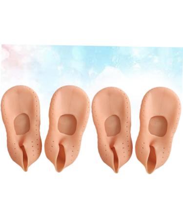 Beaupretty 6 Pairs Silicone Heel Protectors Plantar Inserts spa Gel Socks Heel Protectors for high Heel Shoes Silicone moisturizing Socks Non Slip Socks Sole of Foot Heel Cover - Buy Online on GoSupps.com