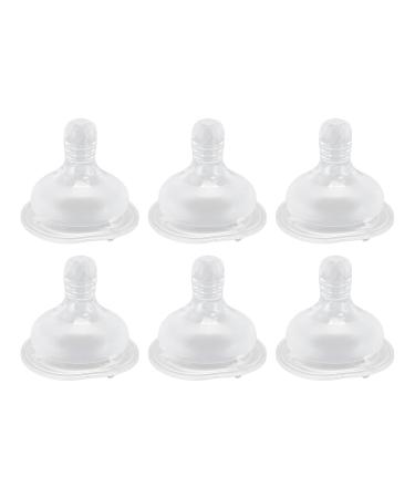 Buy Silicone Newborn Pacifiers - Soft Wide Mouth 6-Pack for Baby Comfort | International Shipping Available - Buy Online on GoSupps.com