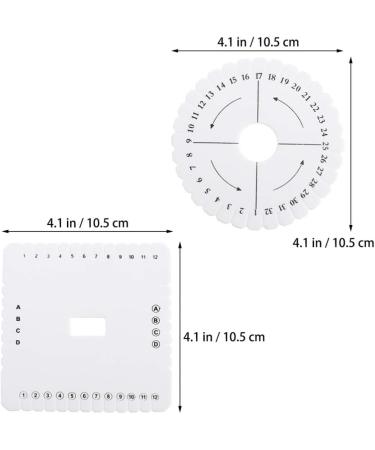 Ciieeo 8pcs Foam Beading Square DIY Kit for Handmade Mobile Accessories - Beaded Wire Plate Tools for Braided Bracelet Crafting - 10.5x10.5CM - Buy Online on GoSupps.com