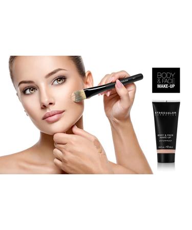 Stagecolor Cosmetics Dark Beige Body & Face Makeup 40ml - Waterproof Foundation Fluid SPF 8 | High Opacity Light Protection - Buy Online on GoSupps.com
