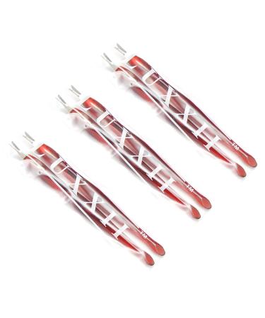 LUXXII (6 Pack) Practical Nail Art Tools Pedicure Cuticle Trimmer Remover Pusher Dead Skin Callus Removal Fork Brown (B)