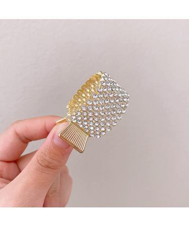 3Pcs Rhinestone Hair Claw Clips for High Ponytail - Decorative Ponytail Holder Accessories for Women - Buy Online on GoSupps.com