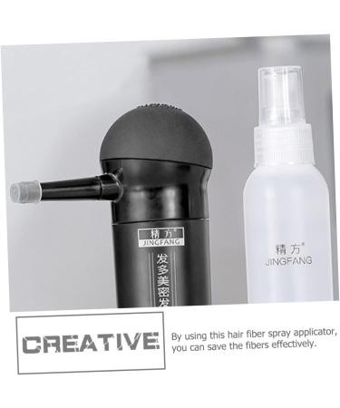 Healeved 2 Pcs Silicone Nozzle Hair Building Fibers Applicator Spray Applicator Pump Nozzle 8.4x5.3cmx2pcs Blackx2pcs - Buy Online on GoSupps.com