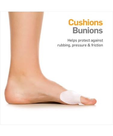 NatraCure Gel Big Toe Bunion Guards & Toe Spreaders - Pain Relief for Crooked Toes, Pressure, Hallux Bunions - 6 Count - Buy Online on GoSupps.com