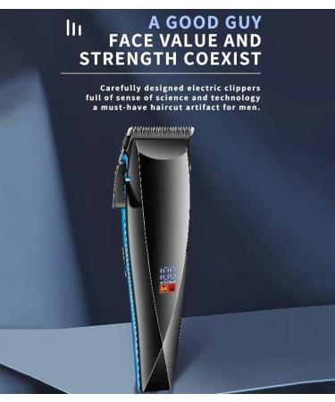 Professional Electric Hair Clipper | Rechargeable Cordless Trimmer for Men | Waterproof with LCD Display | Fine Steel Cutter | International Shipping Available - Buy Online on GoSupps.com