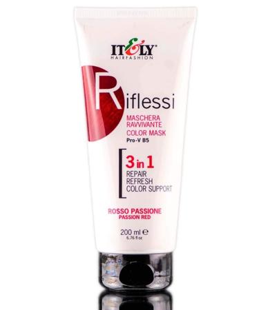 IT&LY ITLY RIFLESSI COLOR RENEWAL MASK MASQUE - 6.76oz PASSION RED