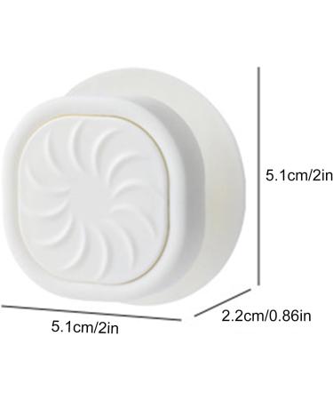 Rotating Garbage Bag Fastening Tool Waste Basket Fixation Attachment Button Keep Your Trash Bag Firmly Attached Convenient Garbage Bag White - Buy Online on GoSupps.com