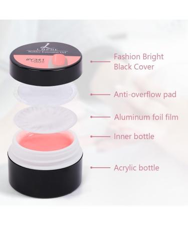 LOPHE Solid Builder Gel 15ml Nude Rose Cover Solid Builder Gel for Nail LED UV Nail Strengthener Builder Gel for Nail Nail Extend Gel False Nail Extension Builder for Home and Salon Nail Enhance - Buy Online on GoSupps.com