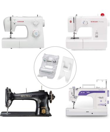 2 Pcs Roller & Zigzag Teflon Sewing Machine Presser Foot Set - Compatible with Singer, Brother, Babylock, & More - Low Shank Simplicity Sewing Machine Accessories - Buy Online on GoSupps.com