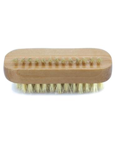 Boar Bristle Hand and Nail Brush with Wood Handle for Manicure and Pedicure - 3-3/4-Inches - Buy Online on GoSupps.com