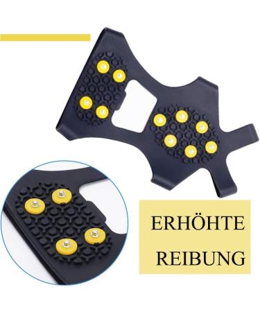 GeDiz Anti-Slip Shoe Spikes | Size 39-44 Replacement Claws for Winter Safety | Universal Fit for Every Shoe - Buy Online on GoSupps.com
