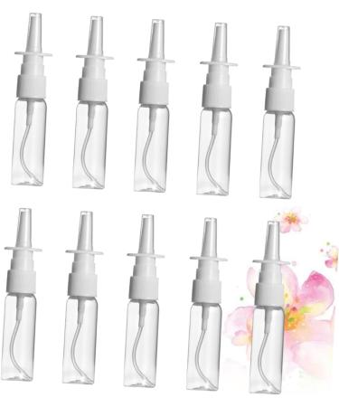 FOMIYES 30ml 10pcs Plastic Nasal Spray Bottles - Cosmetic Travel Containers - Transparent Color - Buy Online on GoSupps.com