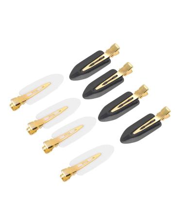 12 Seamless Hair Clip Ponytail Clips - No Wrinkle No Bend Styling - Perfect for Makeup & Hair Styling in 2 Colors - Buy Online on GoSupps.com