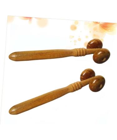 Minkissy 2-Piece Massage Roller Set | Wood Face Massage Tools for Skincare & Relaxation - Buy Online on GoSupps.com