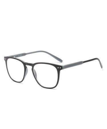 Suertree 1pc Reading Glasses Computer Glasses Men Women Reading Aid for Women Men Fashion Readers 1.0X JH221 1pc Black 1.0x