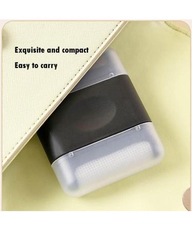 Manual Anti-Pilling Razor & Epilator - Reusable Double Brush Head with Lid for Effective Plush Clothing Care - Portable & Black - Buy Online on GoSupps.com