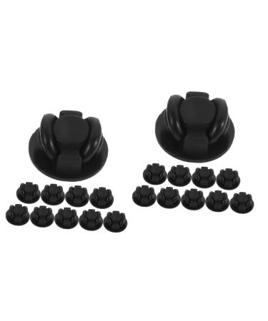 Homsfou 20 Stk mask glasses buckle Sortchable glasses buckle for mask glasses Mask glasses buttons glasses made of silicone adult end pp