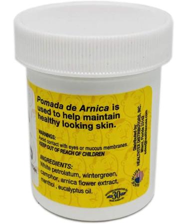Arnica Ointment Pomada de Arnica 2 oz - Natural Pain Relief Cream - Buy Online on GoSupps.com