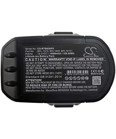 Battery Replacement for Ryobi BPP-1817M BPP-1820 P102-P234G | High-Performance International Shipping - Buy Online on GoSupps.com