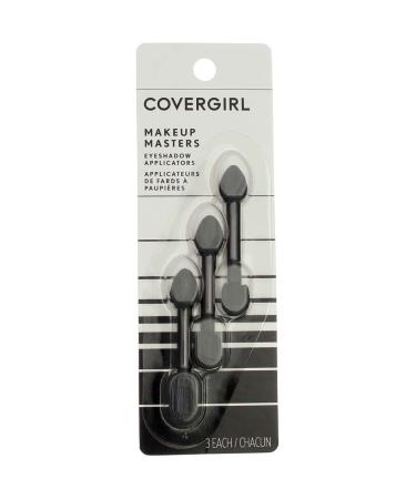 CoverGirl Makeup Masters Eyeshadow Applicators 3 ea - Pack of 2 - Buy Online on GoSupps.com