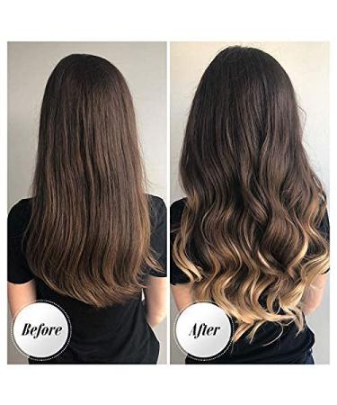 Feshfen Secrets: Invisible Long Corrugated Hair Extensions for Women - 50cm Dark Brown M01 - Buy Online on GoSupps.com