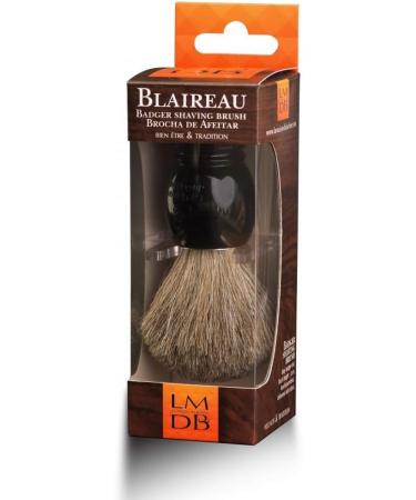 La Maison du Barbier Authentic Badger Hair Shaving Brush - Size 12 - Grey - Premium Wet Shaving - Made in France - Buy Online on GoSupps.com