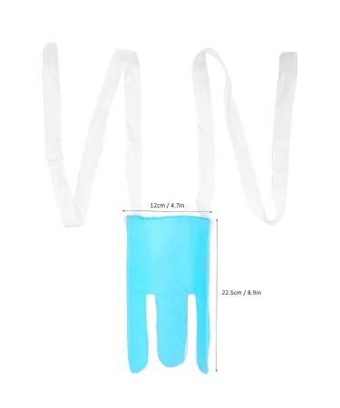 Sock Wearing Aid for Elderly - Three-Finger Design | Soft & Flexible Sock Aid (Blue & White) - International Shipping - Buy Online on GoSupps.com
