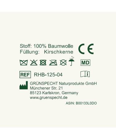 Green Woodpecker Cherry Stone Thermal Pillow for Kids | Washable Cover & Cuddly Toy for Abdominal Pain Relief | International Shipping - Buy Online on GoSupps.com