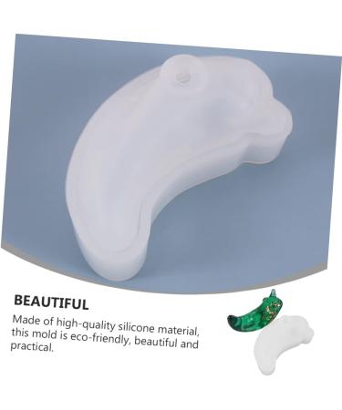 STOBOK 2 Pcs Green Pepper Mold Toilet Diy Resin Casting Chili 3d Crystal Tray White Whitex2pcs 8.5X3.8X1.7CMx2pcs - Buy Online on GoSupps.com