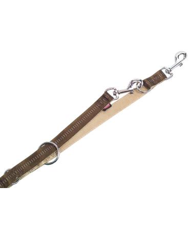 Nobby Leash Soft Grip brown L: 200 cm W: 15 mm 1 piece brown-beige width 15 mm
