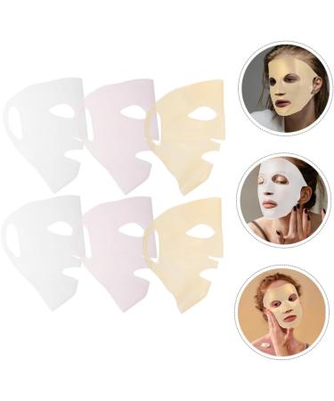 Ipetboom 30pi ces Masques Silicone R utilisables Pour Visage Lot De Transparent Dor Accessoire Beaut Hydratant Pour Soins De Peau 26.00X17.00X0.10CMx5pcs comme indiqu x5pcs - Buy Online on GoSupps.com