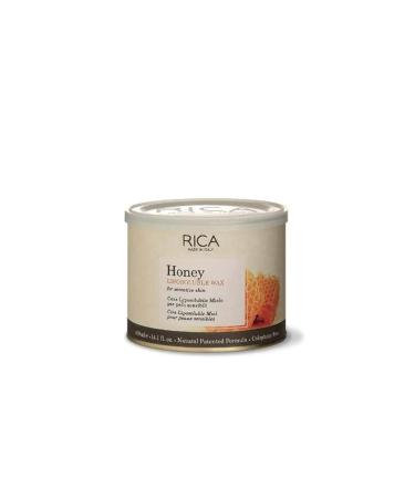 Warm wax HONEY by RICA can 400 ml. Professional hair removal product waxing