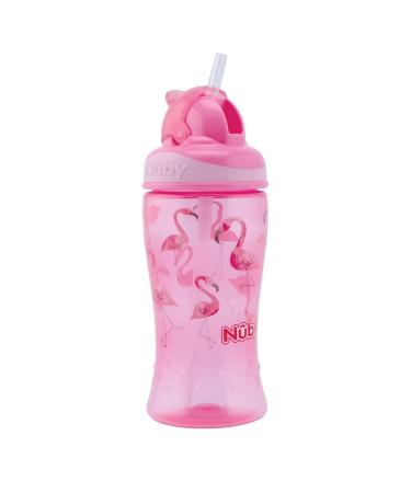 N by Flip-It Straw Cup for Kids | BPA-Free Drinking Bottle for Toddlers | Pink | 360ml | 12+ Months - International Shipping Available - Buy Online on GoSupps.com