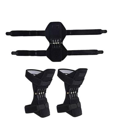 Power Lift Knee Brace Pad - Joint Support & Rebound Spring Force for Enhanced Running & Leg Performance - International Shipping Available - Buy Online on GoSupps.com