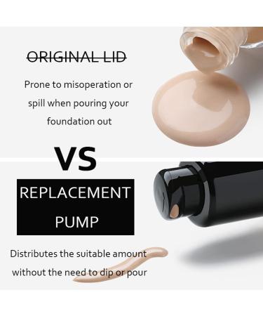 Foundation Pump for MAC/Estee Lauder/Loreal True Match Bottles - Makeup Dispenser with Rotate Lock - Buy Online on GoSupps.com