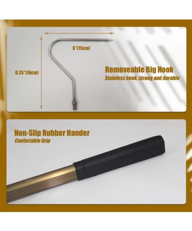Wamlet 41.6" Snake Hook Reptile Catcher Stick Tongs Rattlesnakes Grabber Pick-up Handling Tool Kit for Catching Controlling or Moving Python Copperhead Snake Hook 41.6 - Buy Online on GoSupps.com