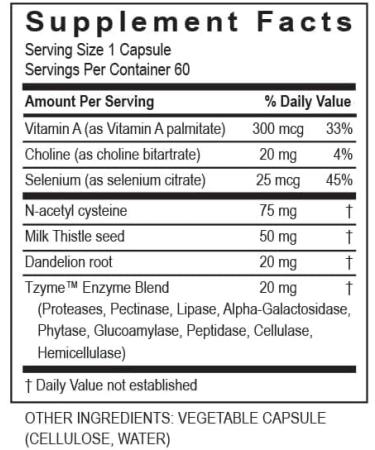 Transformation The Genesis of Good Health Enzymes Professional Protocol Liver Support Formula Supplement with Vitamin A Herbal Blend & Digestive Enzymes - 60 Capsules - Buy Online on GoSupps.com