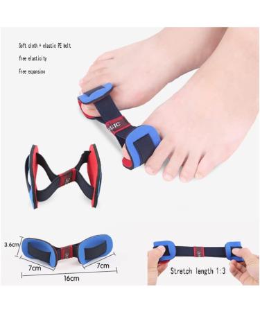 DEAVER Hallux Valgus Corrector Toe Separation Set - Silicone Bunion Straightener & Protector for Men and Women - Foot Pain Relief (4 pairs) - Buy Online on GoSupps.com